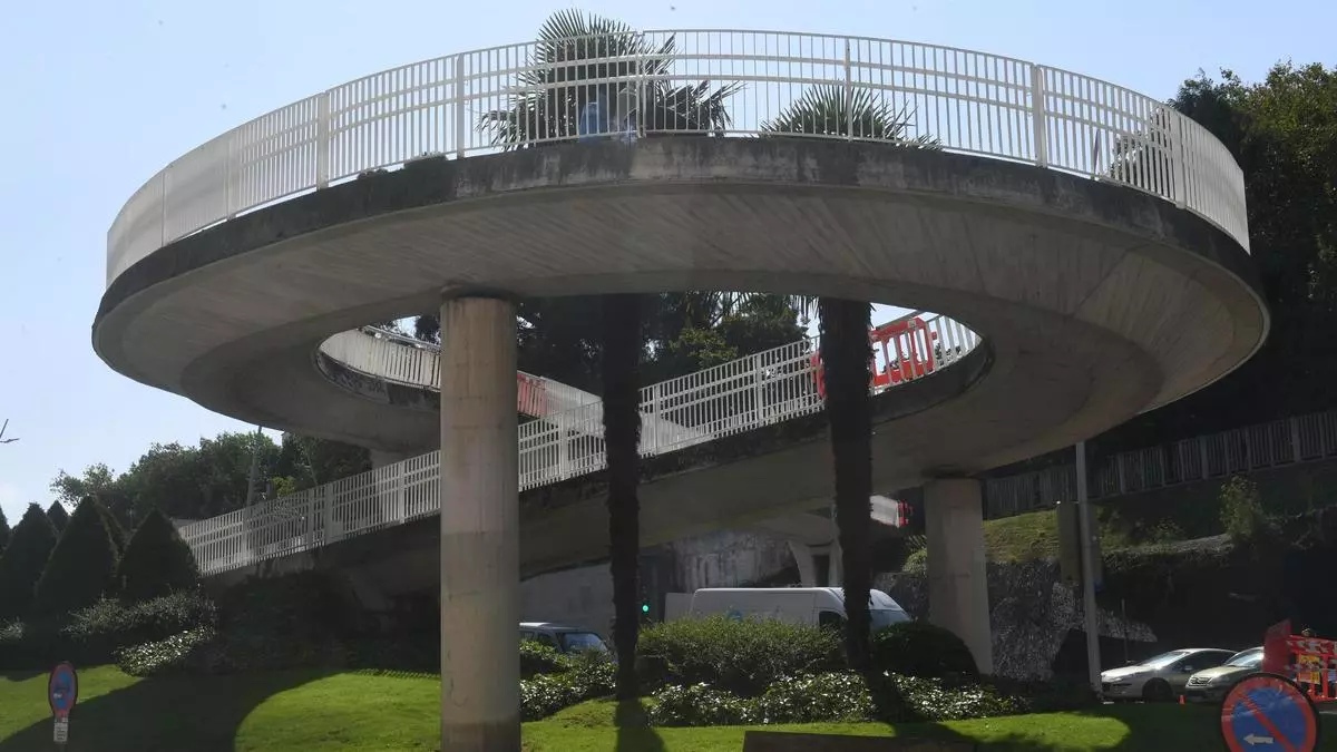 Últimos trabajos de reforma del paso a Santa Margarita