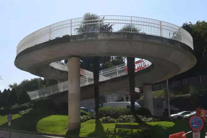 Últimos trabajos de reforma del paso a Santa Margarita