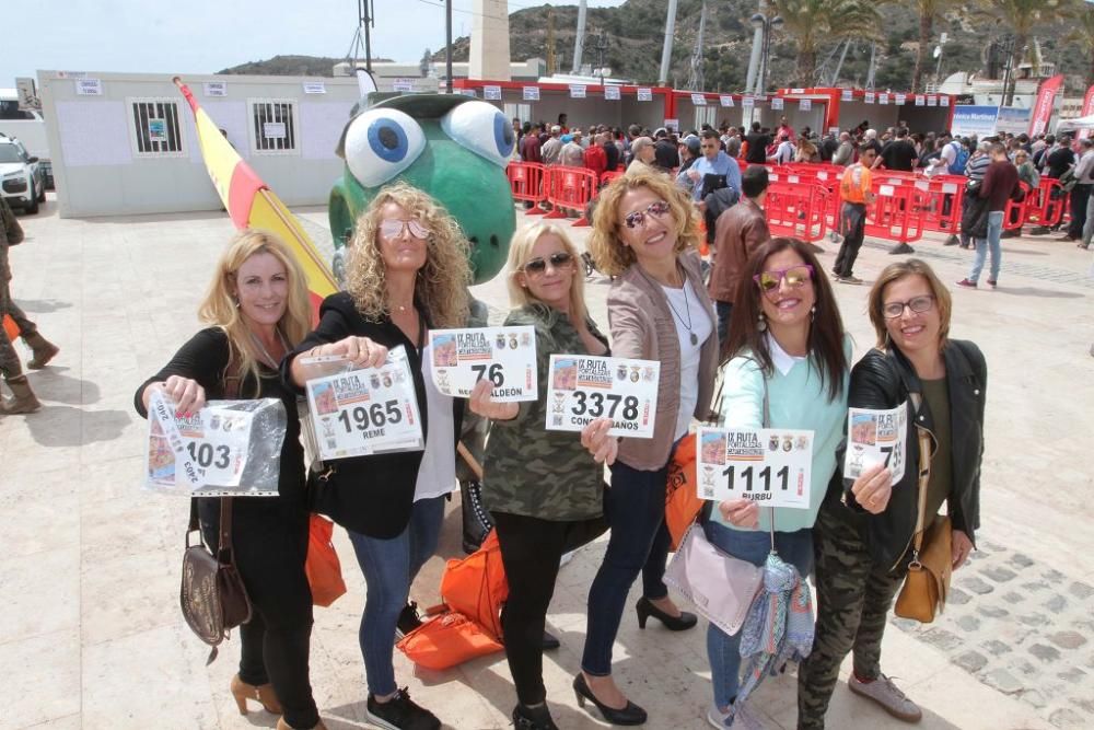 Entrega de dorsales para la Ruta de las Fortalezas de Cartagena