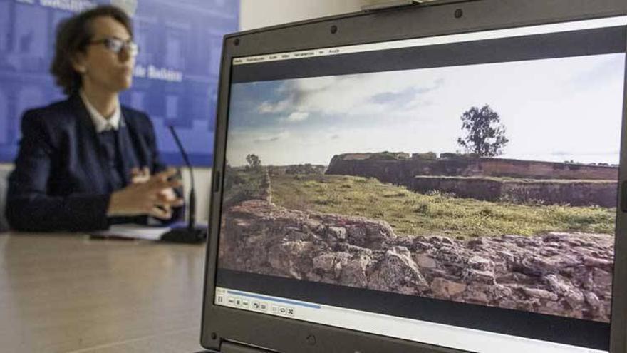 La mayor parte de la musealización de los baluartes pacense estará concluida en marzo