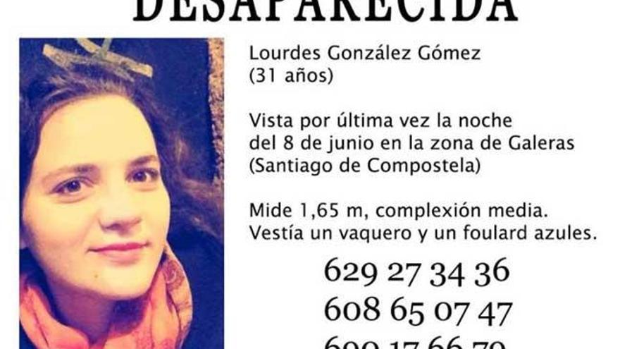 Continúa la búsqueda de la joven ourensana desaparecida el  miércoles en Santiago