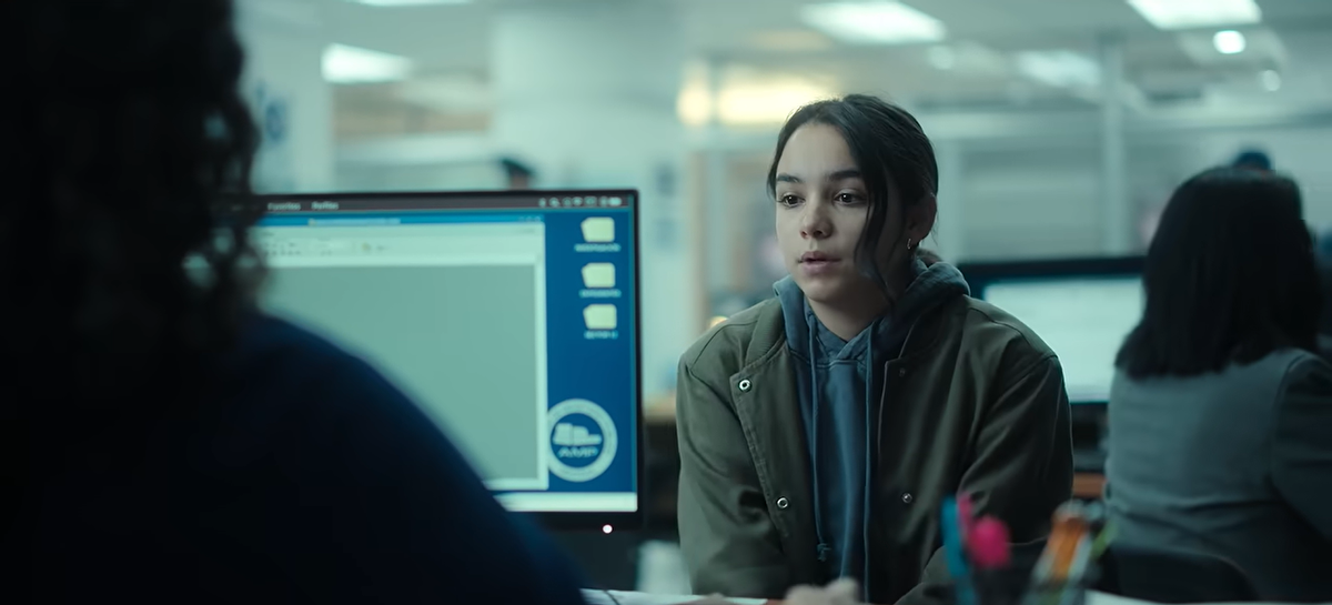 Fotograma del tráiler de 'El juicio', con Karla Gaytán.