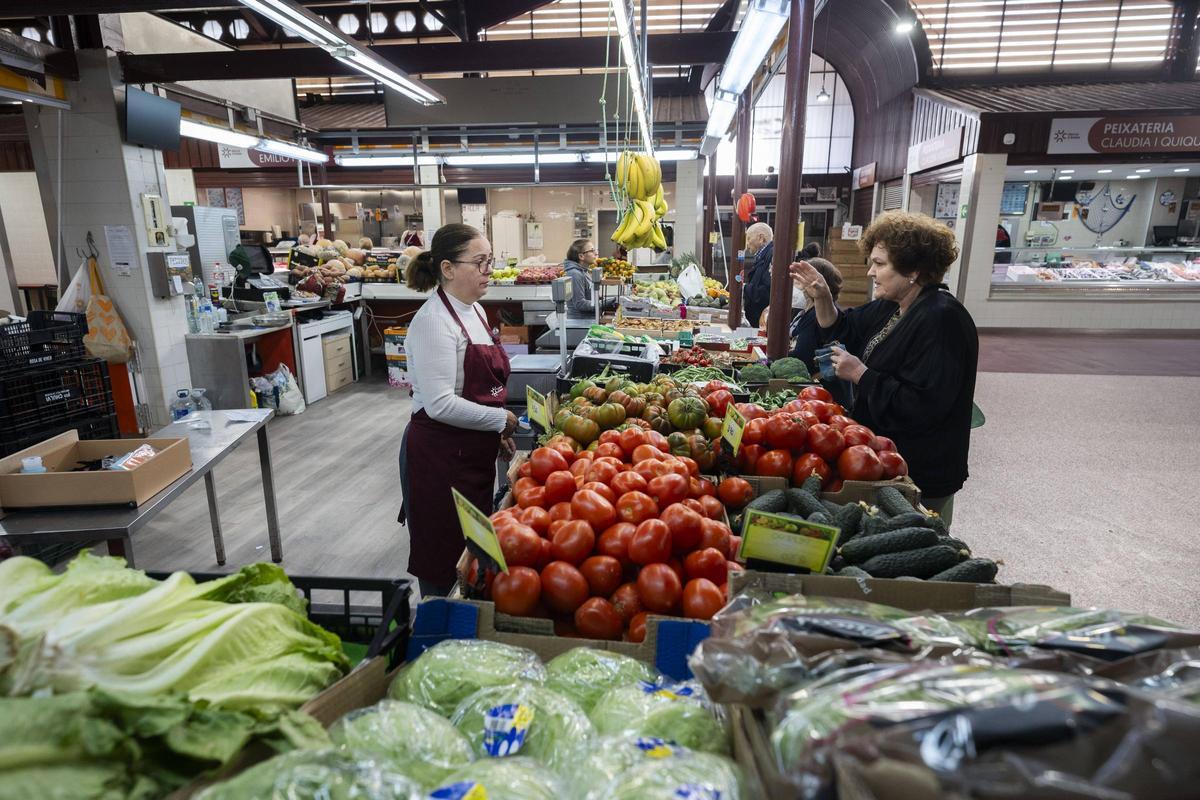 Imagen de archivo del mercado de Aldaia, poco después de la dana.