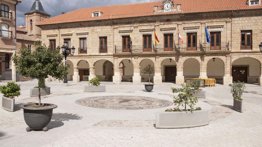 Benavente: El mosaico de la Veguilla será trasladado al centro del jardín de la plaza del Grano