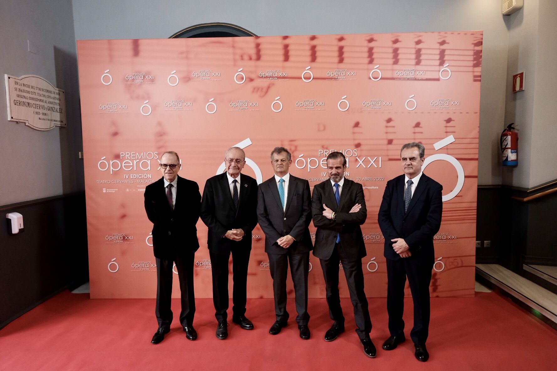 Alfombra roja de los Premios Opera XXI