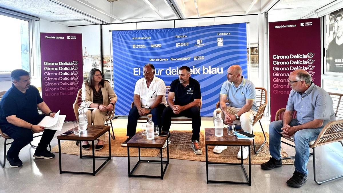 Les imatges de la taula rodona "El futur del peix blau"