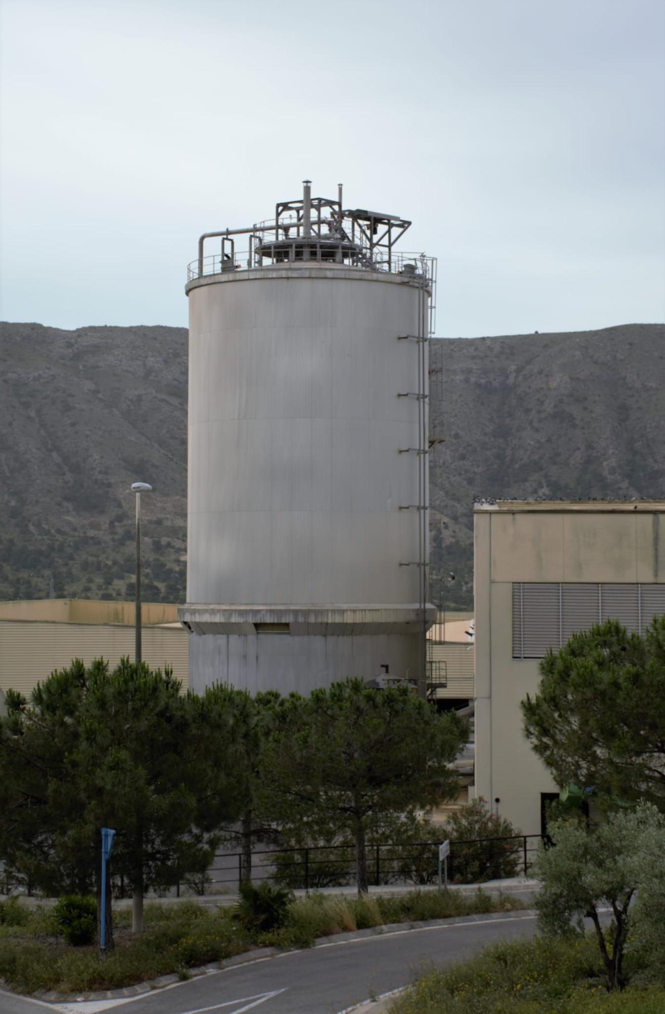 Biodigestor del Centro de Tratamiento de Residuos de Alicante.