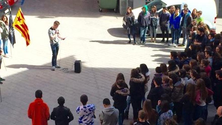 La mobilització d&#039;estudiants a Berga