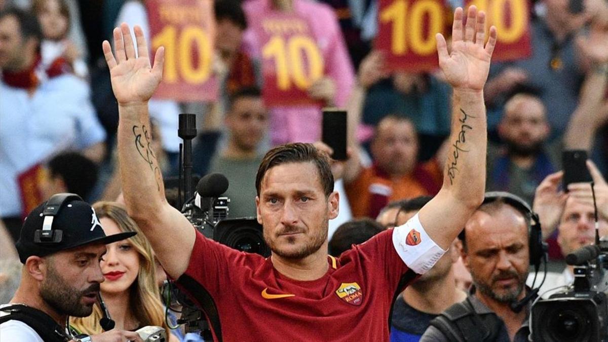 Francesco Totti se despidió como futbolista tras 21 temporadas en la Roma