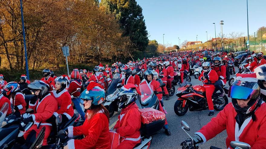 Las fotos de la Papanoelada 2019 de la Navidad en Vigo.