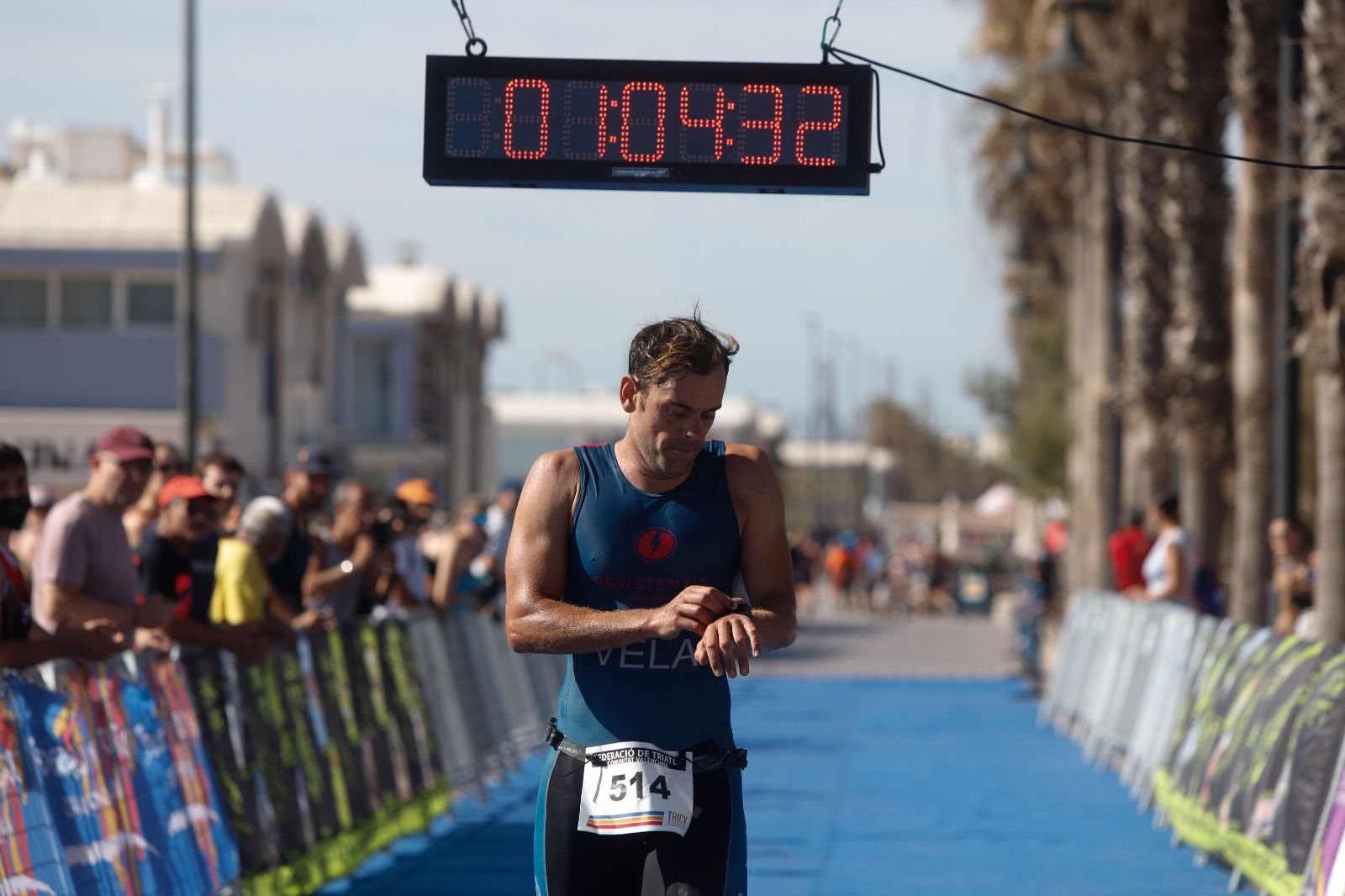 El Triatlón Playa de la Malvarrosa, en imágenes