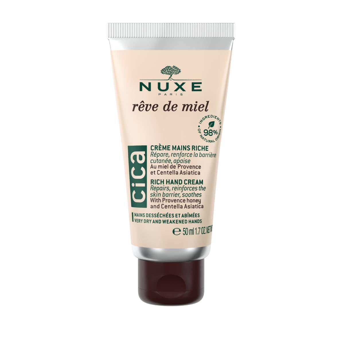 Rêve de miel, crema de manos rica Cica, de Nuxe