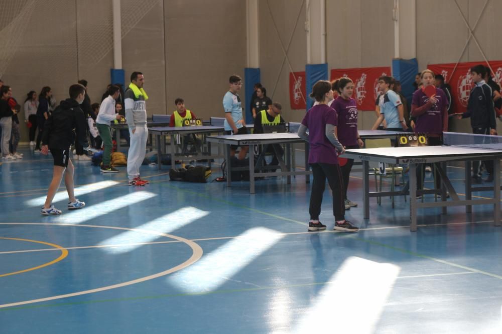 Final de tenis de mesa de Deporte en Edad Escolar