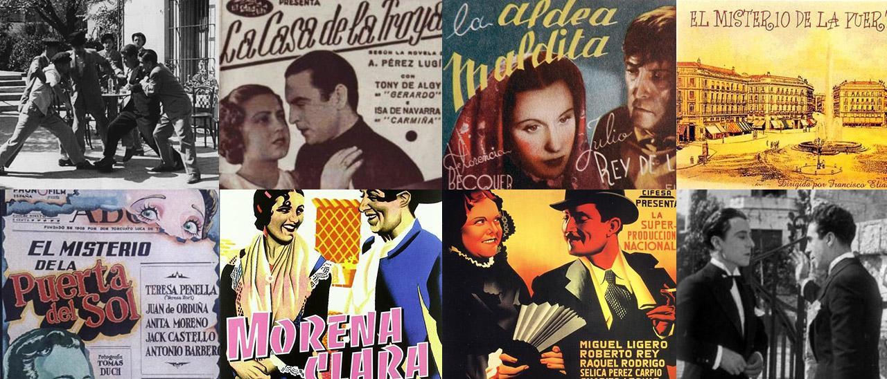 Carteles de las películas pioneras del cine español