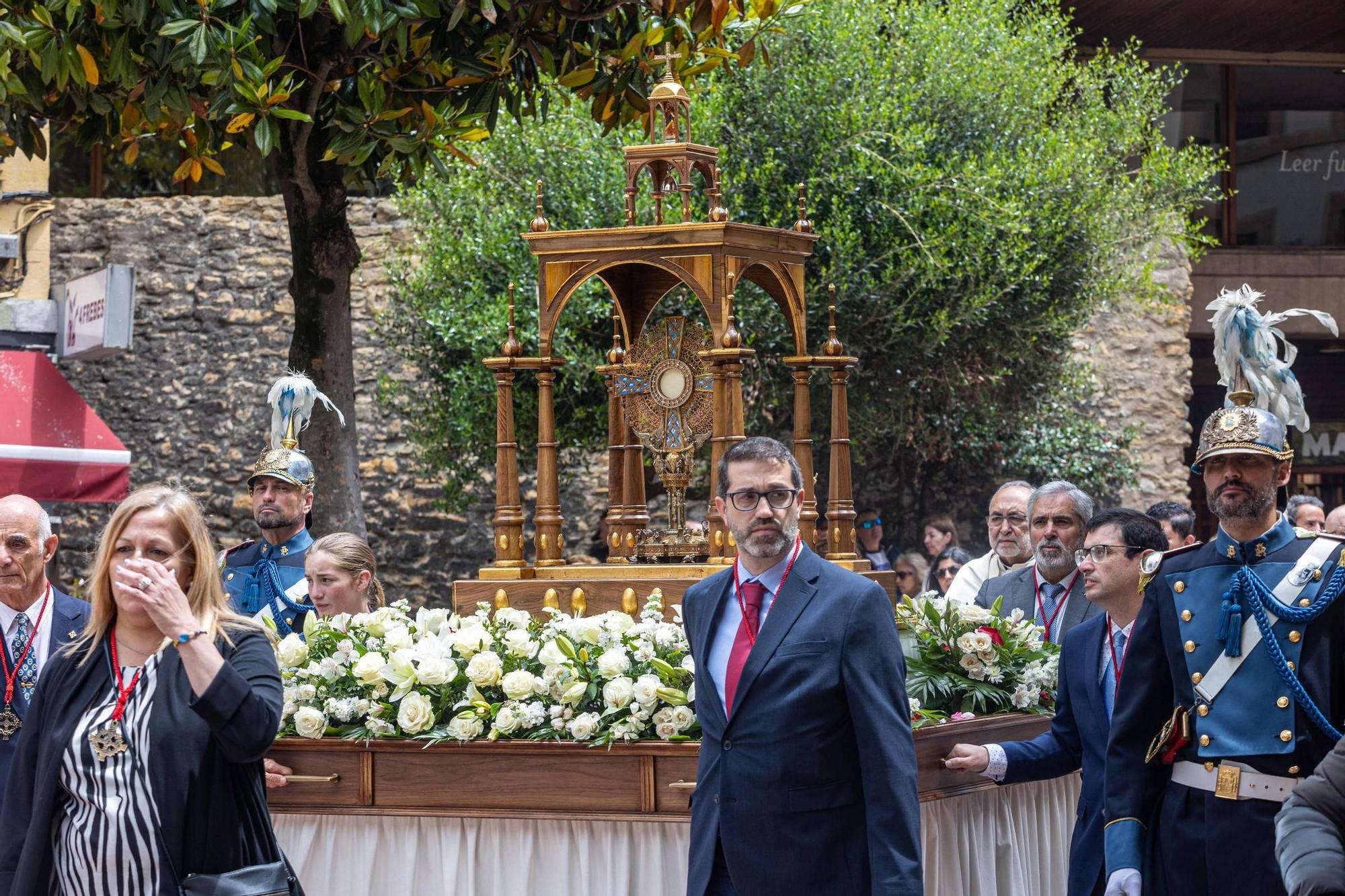 Celebración del Corpus en la Catedral de Oviedo