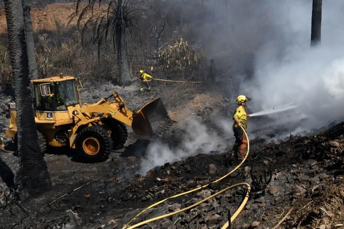 18/03/2019 FATAGA. SAN BARTOLOME DE TIRAJANA.  Incendio en Fataga, en la Finca Rural, Molino de Agua. Fotografa: YAIZA SOCORRO.  | 18/03/2019 | Fotógrafo: Yaiza Socorro