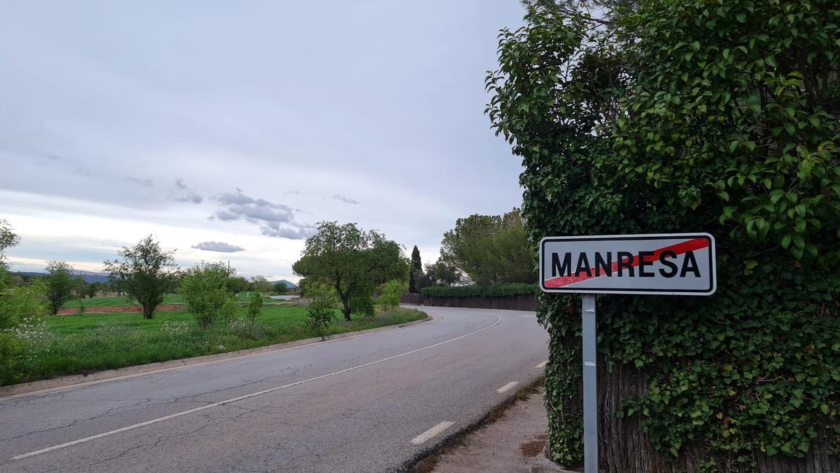 El final del terme municipal de Manresa es troba a gairebé un quilòmetre