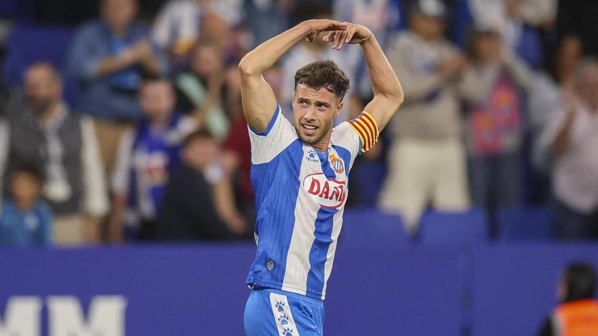 Javi Puado, capitán del Espanyol