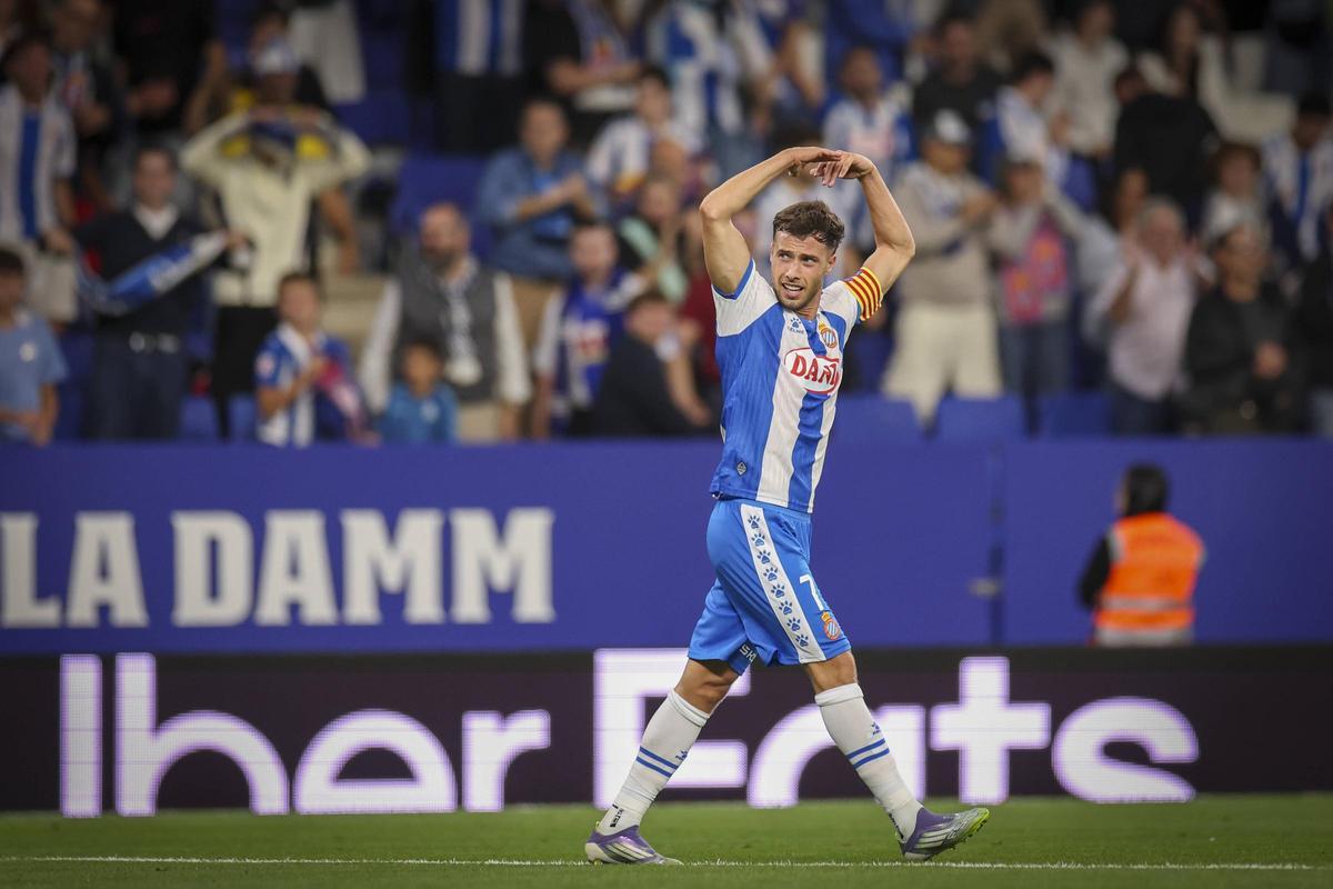 Javi Puado, capitán del Espanyol