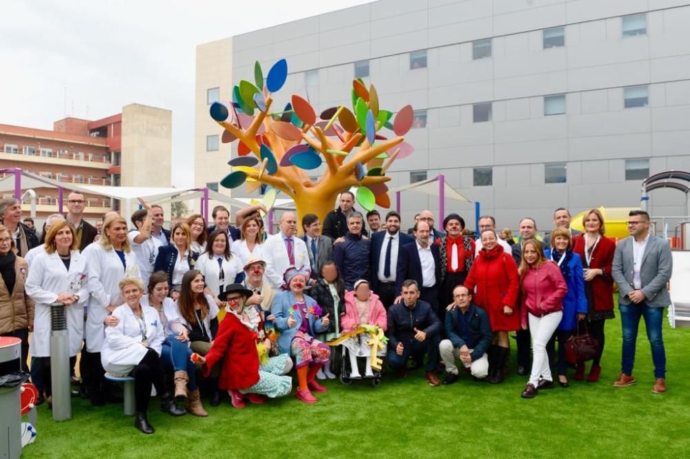 La Arrixaca estrena parque infantil para sus pacientes más pequeños