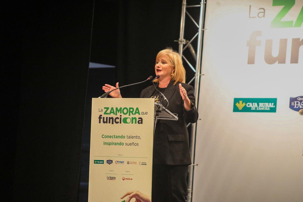 Leticia García, consejera de Insutria, Comercio y Empleo en funciones.