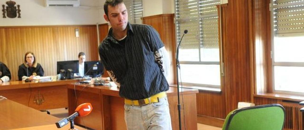 Juan Francisco M.C., en la sala de la Audiencia Provincial donde reconoció que había violado, cuatro años antes, a una menor.