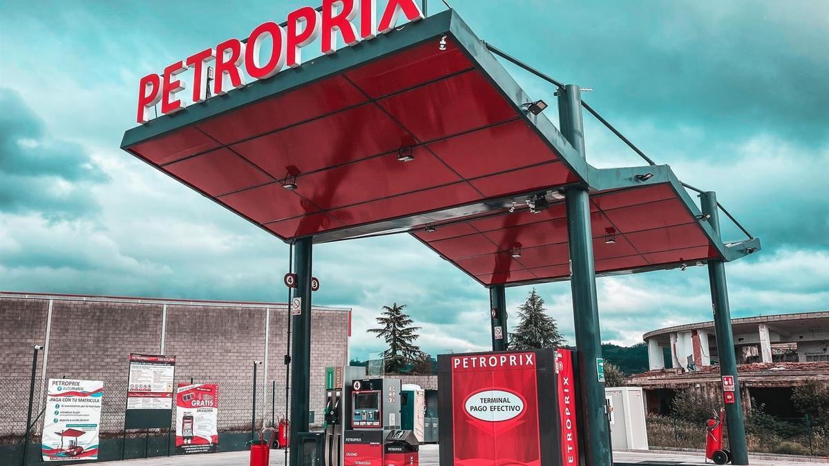 Estación de servicio de Petroprix.
