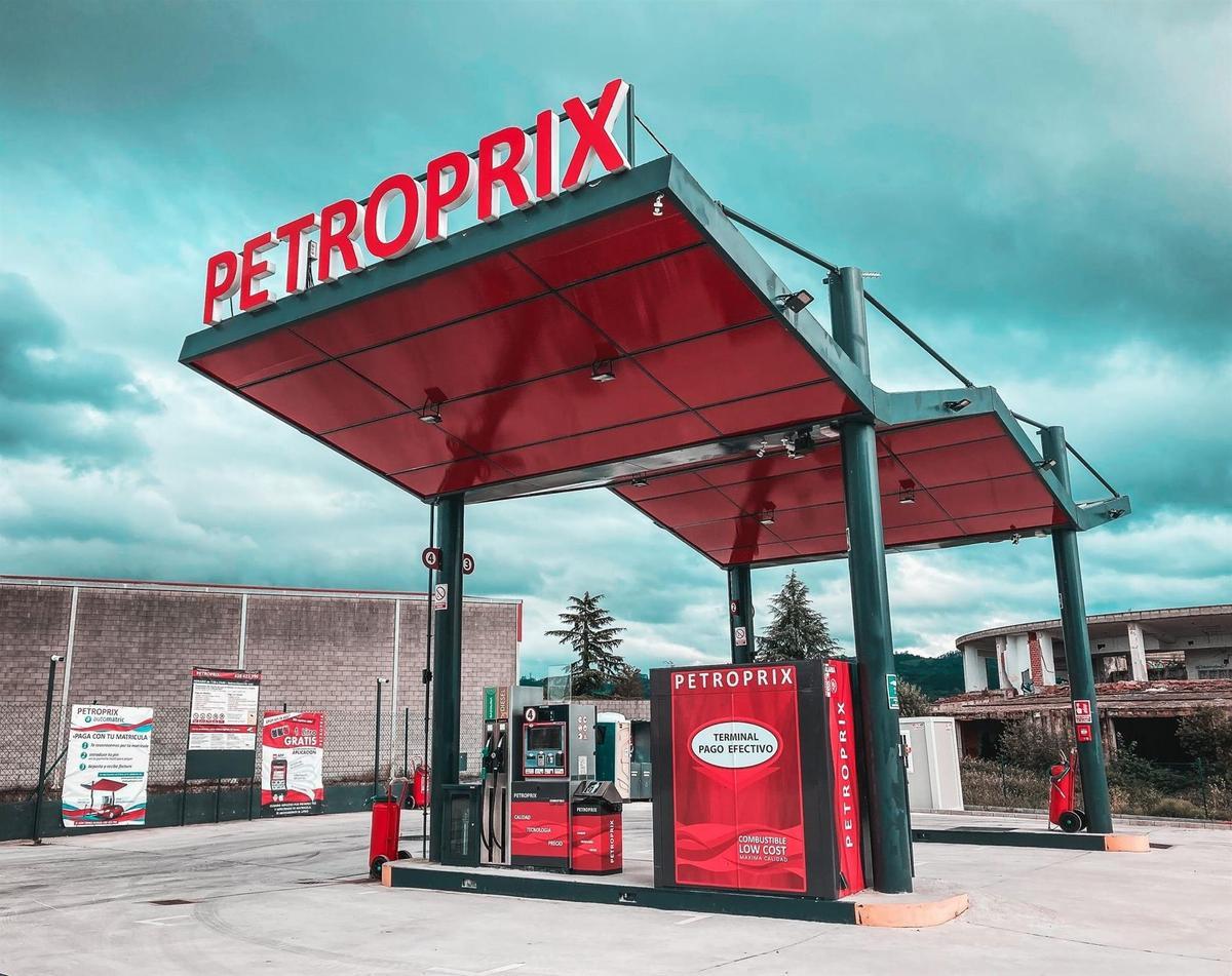 Estación de servicio de Petroprix.