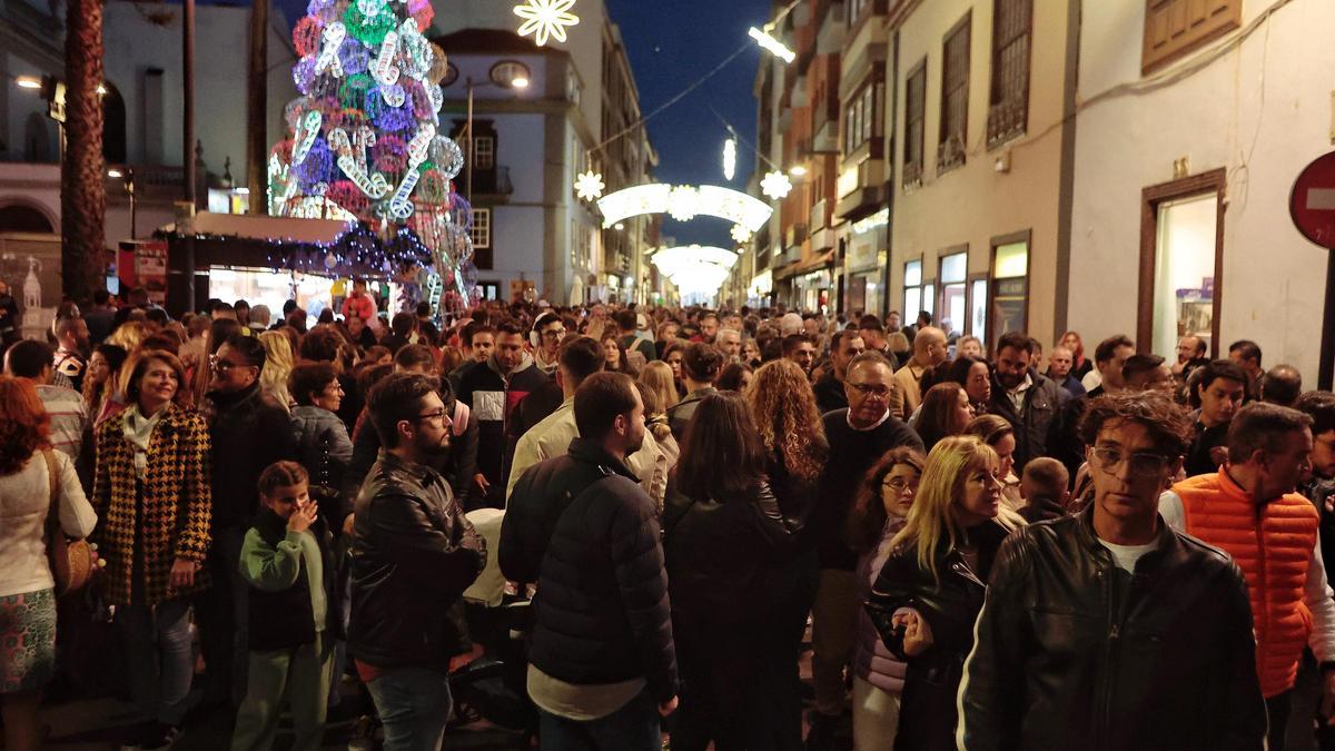 Un acto en las calles del centro histórico.