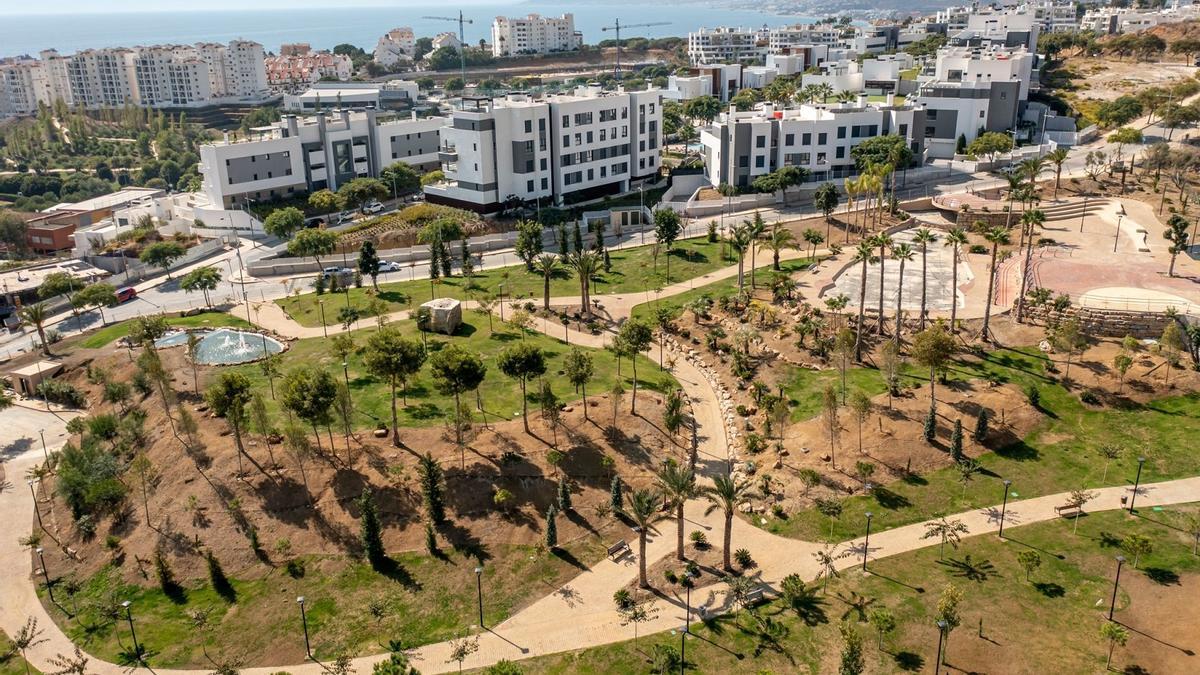 Parque la Hermandad en la zona de Las Mesas, en Estepona.