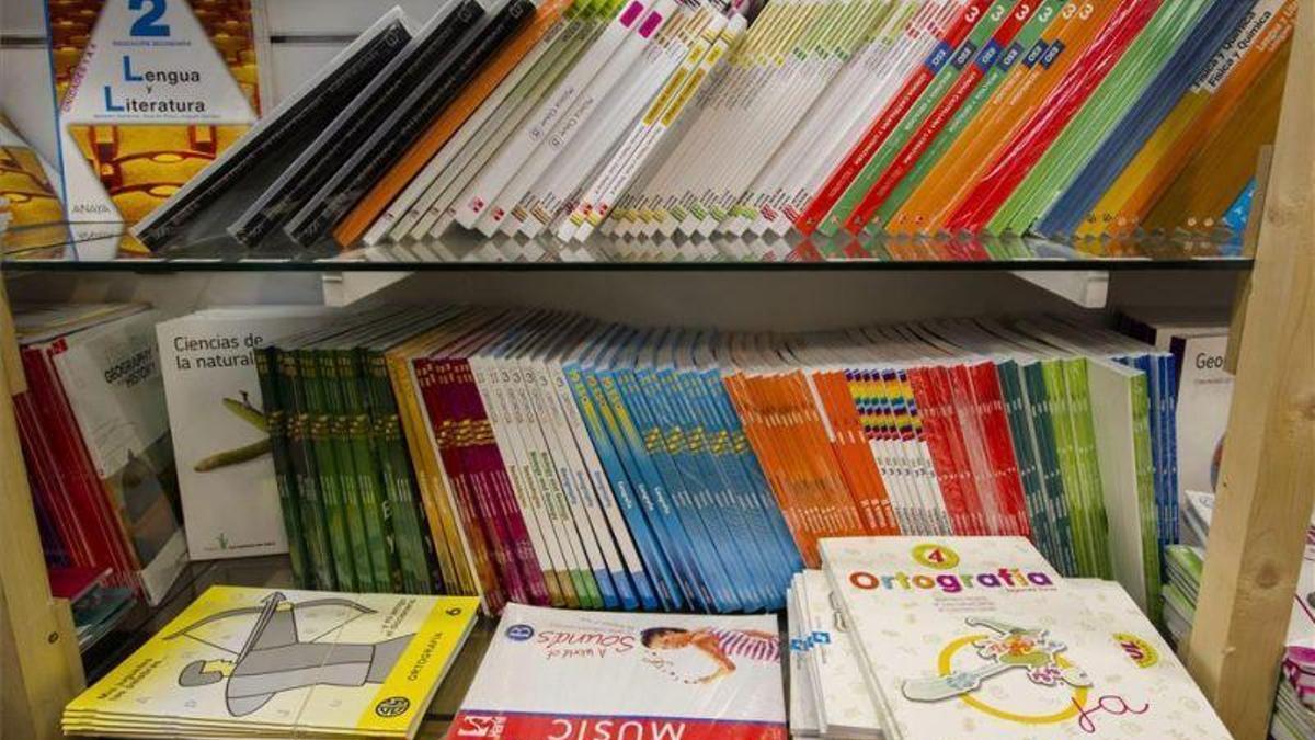 Varios libros en estanterías, en una imagen de archivo.