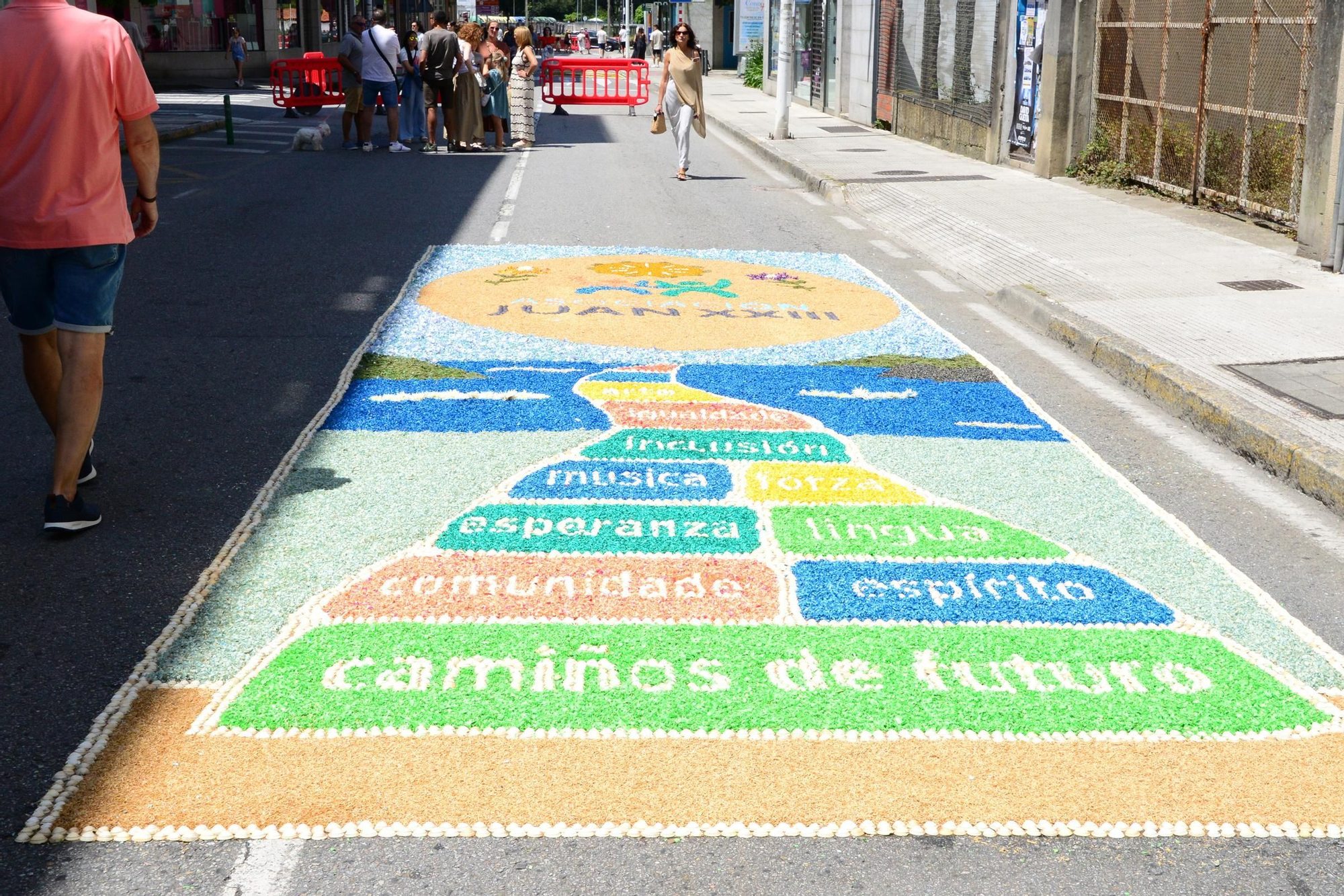 La fiesta de las alfombras florales del Corpus en Bueu (III)