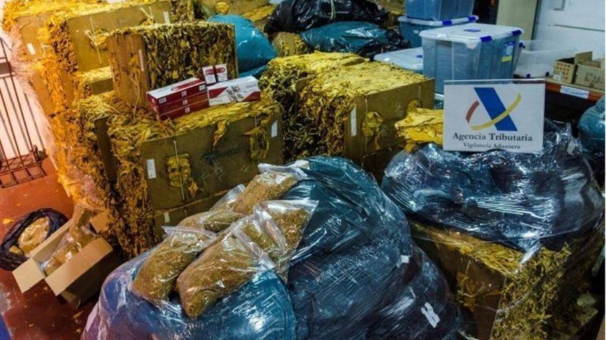 Incautados más de 5,5 toneladas de tabaco de contrabando en Navalmoral