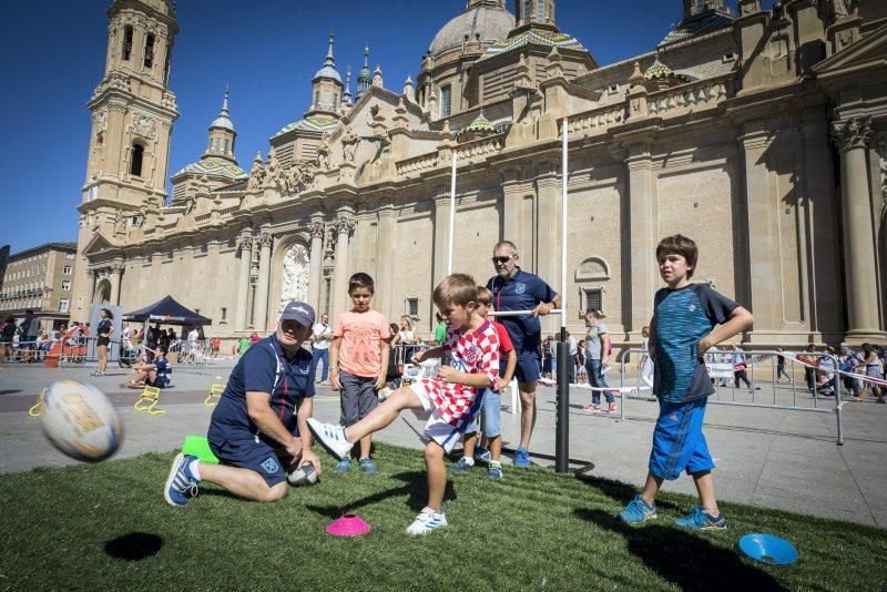 Día del Deporte en la Calle en la Plaza del Pilar de Zaragoza