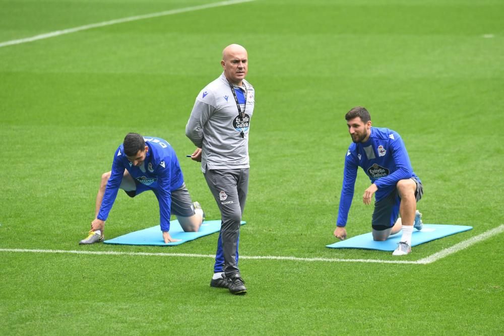 El Dépor prepara en Riazor el duelo de Las Palmas