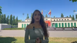 La selección española ha entrenado en su campo base de Lausane para preparar el partido ante Italia