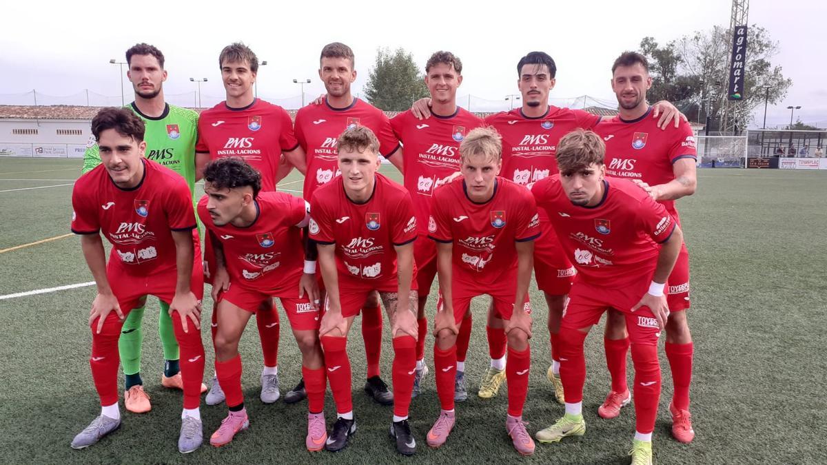 Once inicial del Porreres en su partido de este domingo ante el Torrent