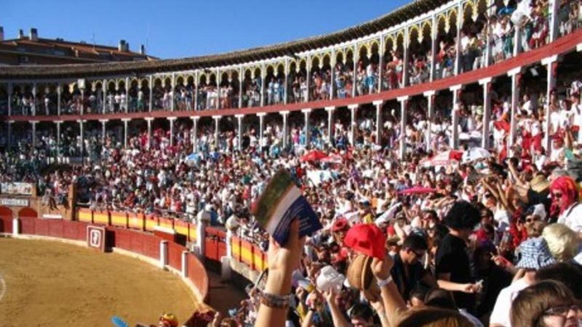 La plaza de toros de Calatayud.