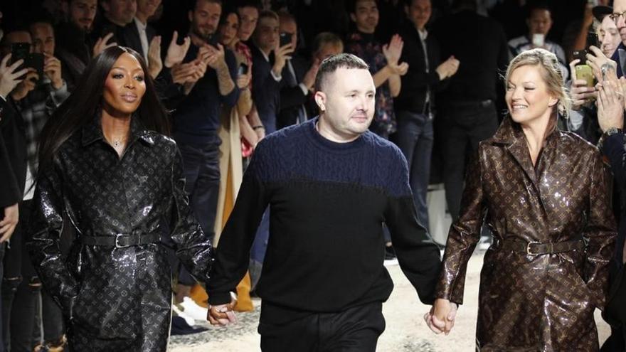 Kim Jones dice adiós a Vuitton con Naomi Campbell y Kate Moss