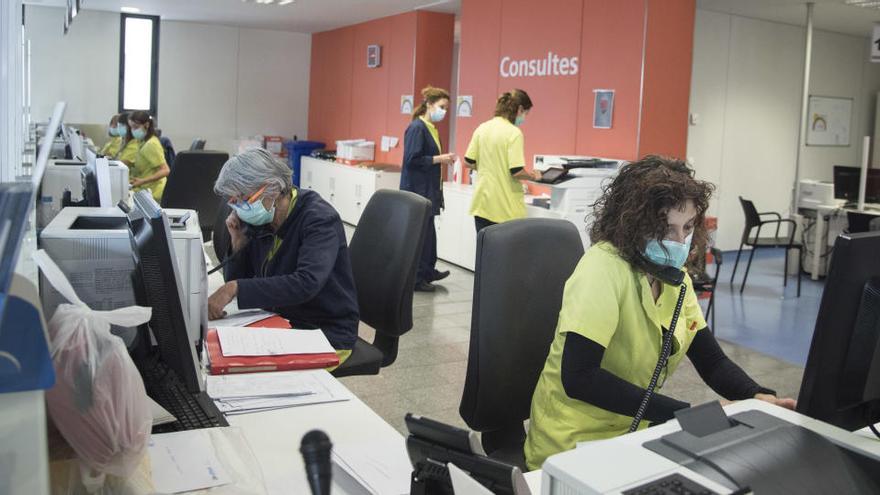 Entrada de consultes externes de l&#039;Hospital de Sant Joan de Déu de Manresa