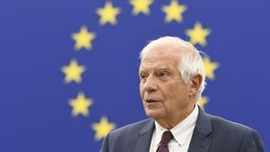 Josep Borrell, Alto Representante de Política Exterior de la UE, habla ante el Parlamento Europeo