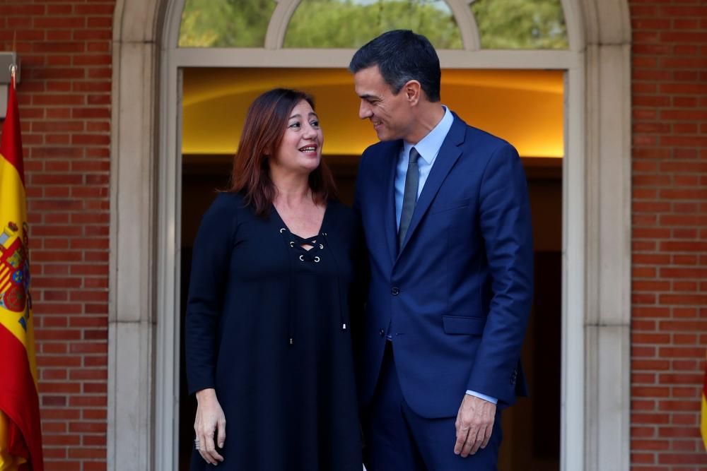 Reunión de Pedro Sánchez y Francina Armengol