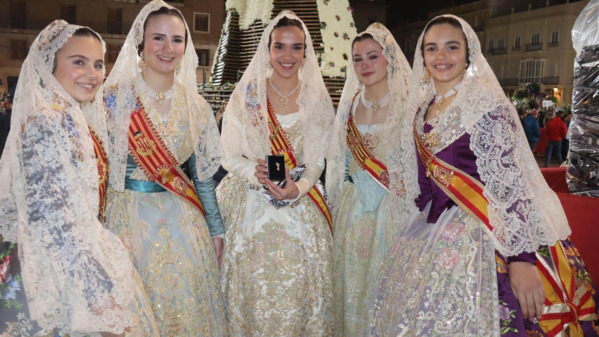 Las cinco ultimas FFMMIIVV. Marina Garcia (2024), Nerea Lopez (2022), Sara Larrazabal (2019), Carla Garcia (2020 2021) y Paula Nieto (2023)