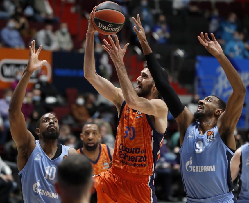 Zenit - Valencia Basket, en imágenes