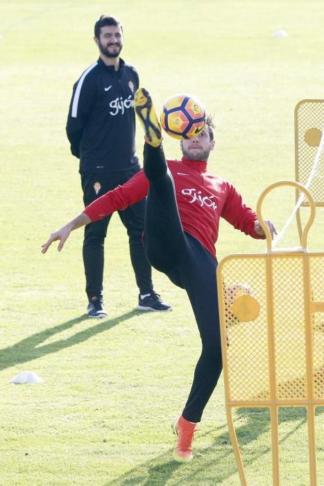 Entrenamiento del Sporting