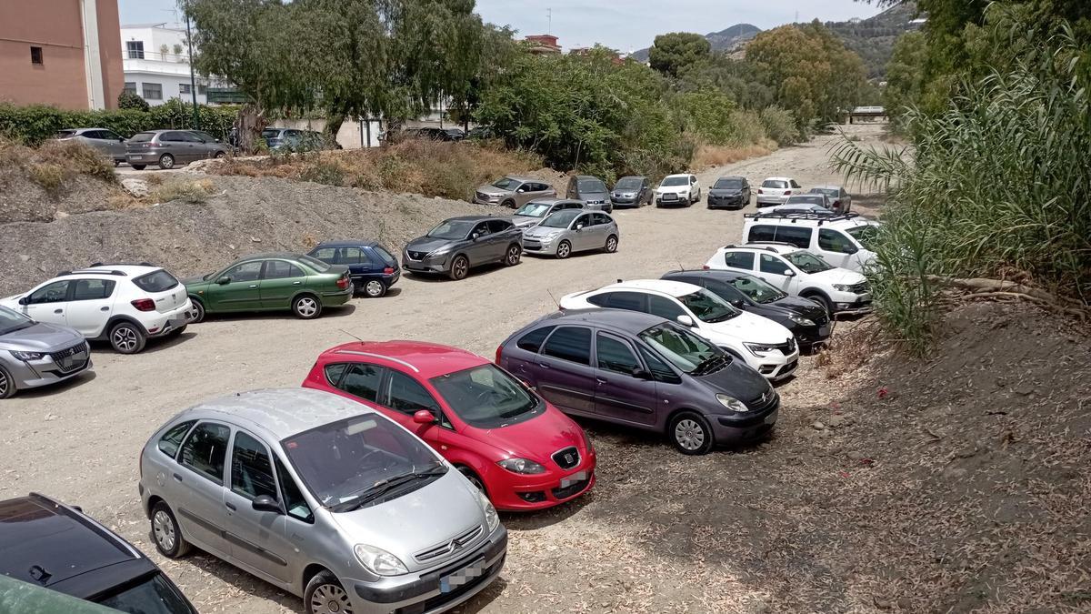 Un aspecto del arroyo Jaboneros, a las 2 de la tarde del domingo.