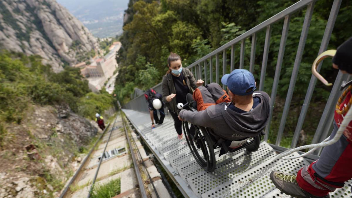 La vessant inclusiva és una de les més aplaudides de la prova montserratina