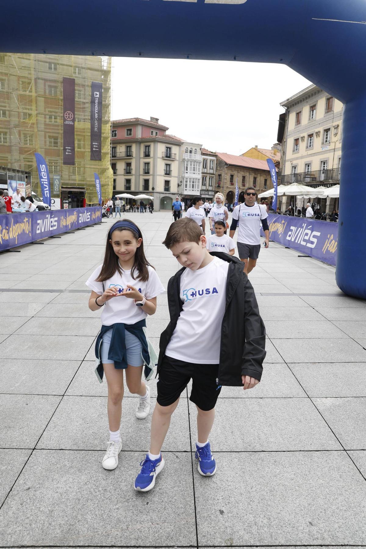 EN IMÁGENES: marcha conmemorativa del 50.º aniversario del HUSA, de Avilés EN IMÁGENES: marcha conmemorativa del 50.º aniversario del HUSA, de Avilés