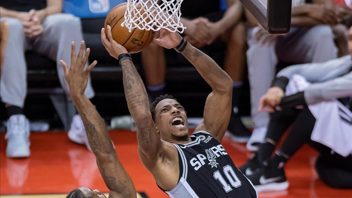 Demar DeRozan regresó con una derrota