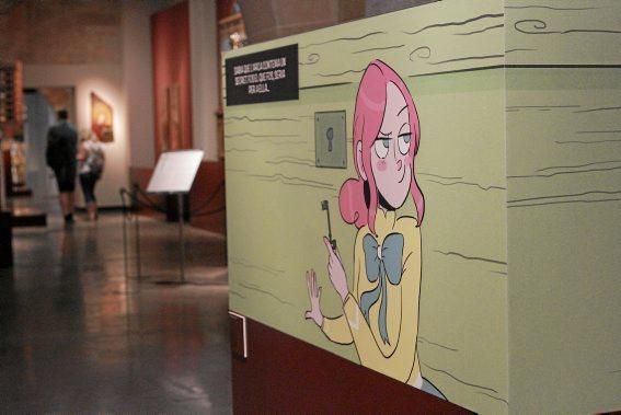 16 Comiczeichner mischen das Diözesanmuseum auf: Sie deuten alte Bilder neu und kritisieren mit ihren Arbeiten vor allem den heutigen Verlust christlicher Werte.
